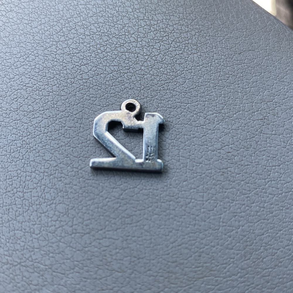 James Avery Number 12 Twelve Silver Charm - Picture 2 of 2
